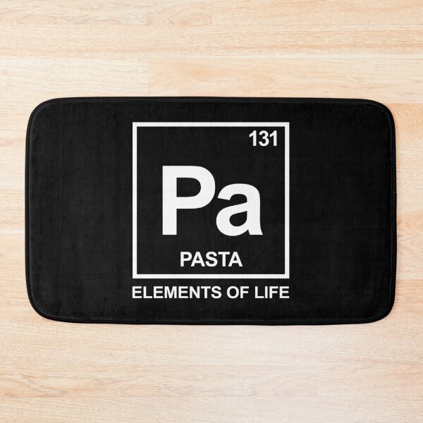 Item preview, Elements of life: 131 pasta Periodic table of pasta designed and sold by PhrasesTheThird.