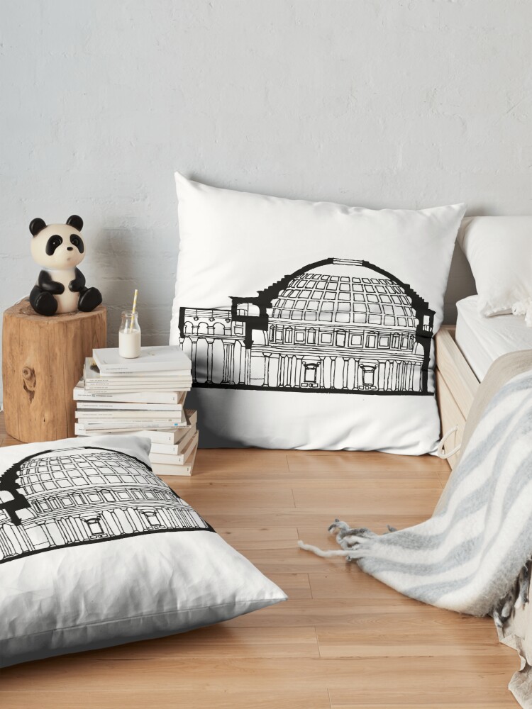 Alternate view of Pantheon Rome Floor Pillow