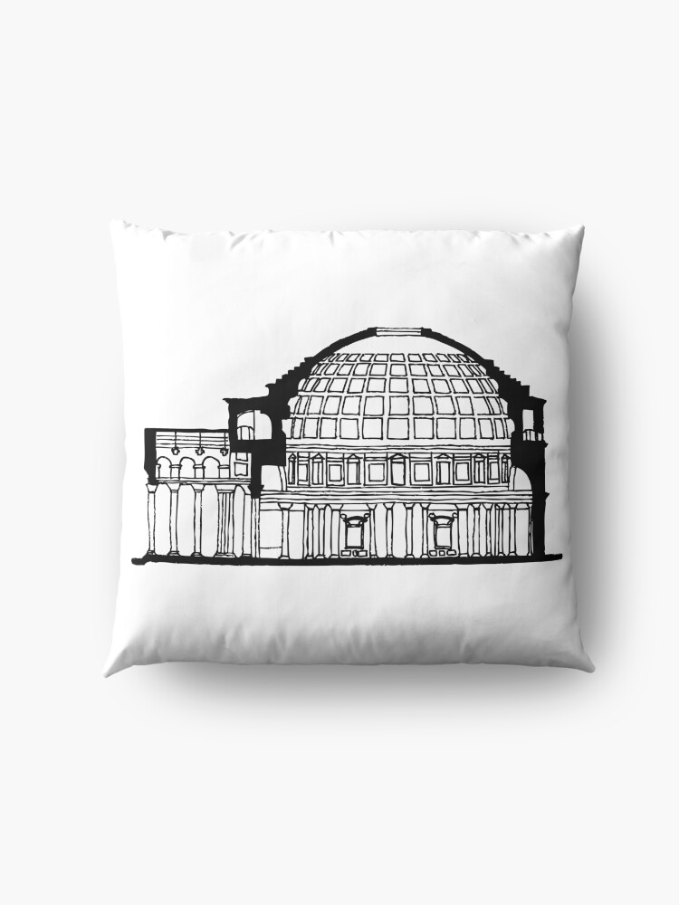 Alternate view of Pantheon Rome Floor Pillow