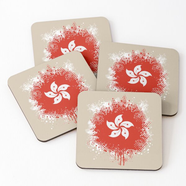 Item preview, Flag of Hong Kong - Splat designed and sold by pixelinga.