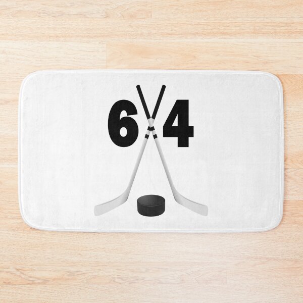 Item preview, Hockey number 64 - sixty four with sticks and disc designed and sold by AllShirts21.