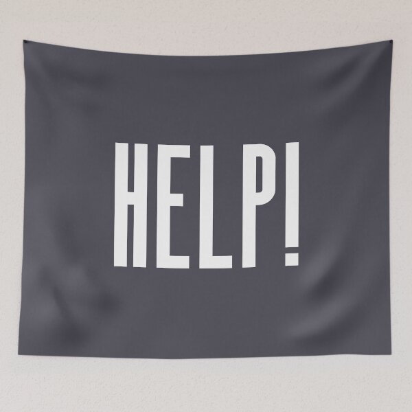 Item preview, Help !, white designed and sold by perezzzoso.