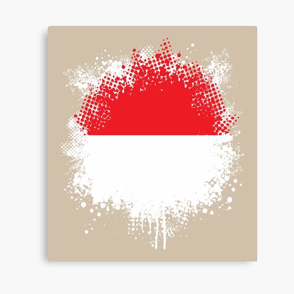 Item preview, Flag of Indonesia - Splat designed and sold by pixelinga.