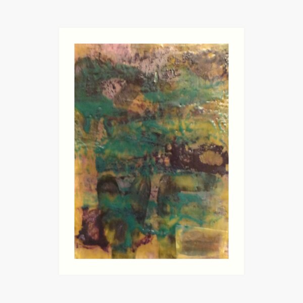 Encaustic Abstract Art Print