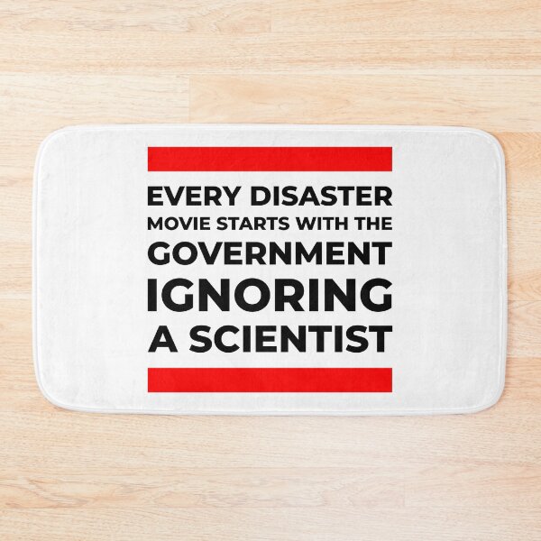 Item preview, Disaster movie government ignoring scientist black designed and sold by PhrasesTheThird.