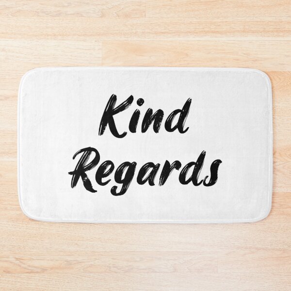 Item preview, Kind Regards designed and sold by quoteedesigns.