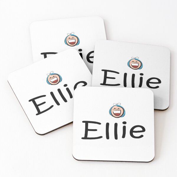 Item preview, Ellie Happy Face Blue Hair Girl Name designed and sold by ProjectX23.