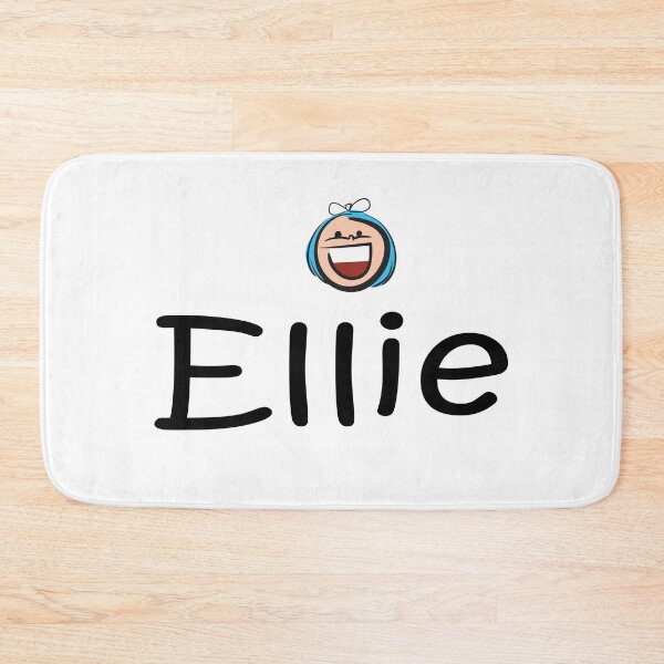 Item preview, Ellie Happy Face Blue Hair Girl Name designed and sold by ProjectX23.