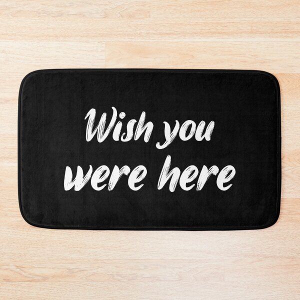 Item preview, Wish You Were Here (Black) designed and sold by quoteedesigns.