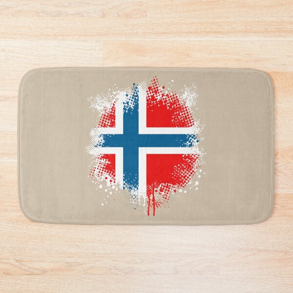 Item preview, Flag of Norway - Splat designed and sold by pixelinga.