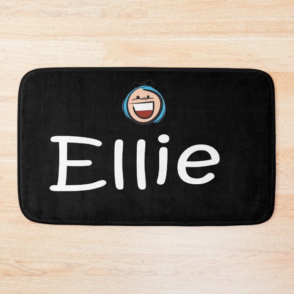 Item preview, Ellie Happy Face Blue Hair Girl Name designed and sold by ProjectX23.