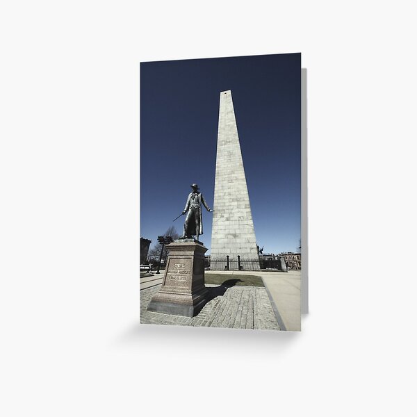 Bunker Hill Monument Greeting Card