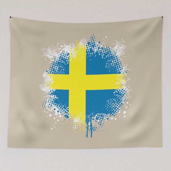 Item preview, Flag of Sweden - Splat designed and sold by pixelinga.