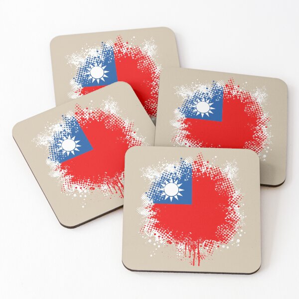 Item preview, Flag of Taiwan - Splat designed and sold by pixelinga.