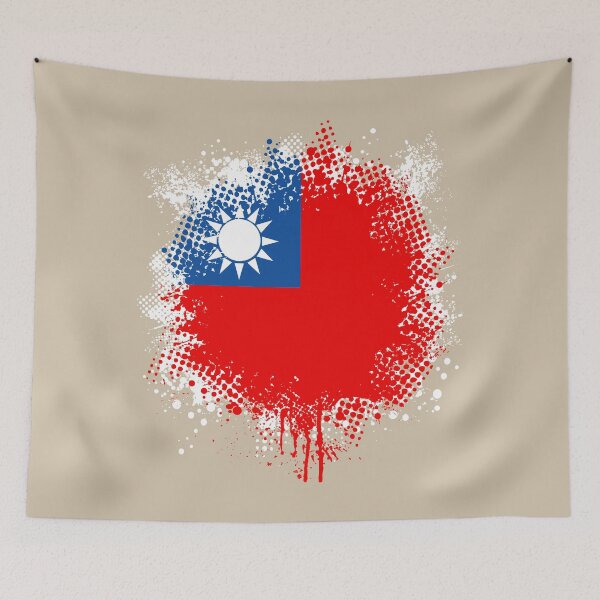 Item preview, Flag of Taiwan - Splat designed and sold by pixelinga.