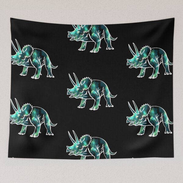 Item preview, Space dinosaur: galaxy triceratops designed and sold by TheDoodlemancer.