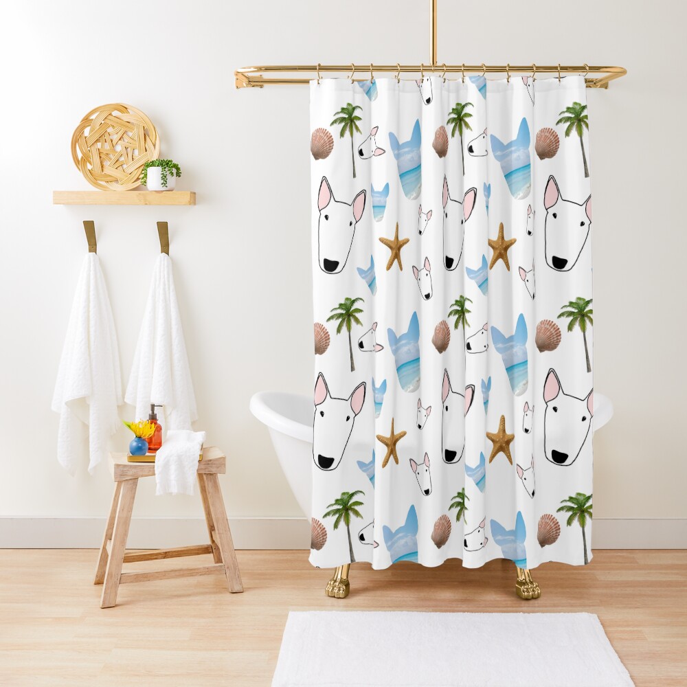 Maldives Bully Shower Curtain
