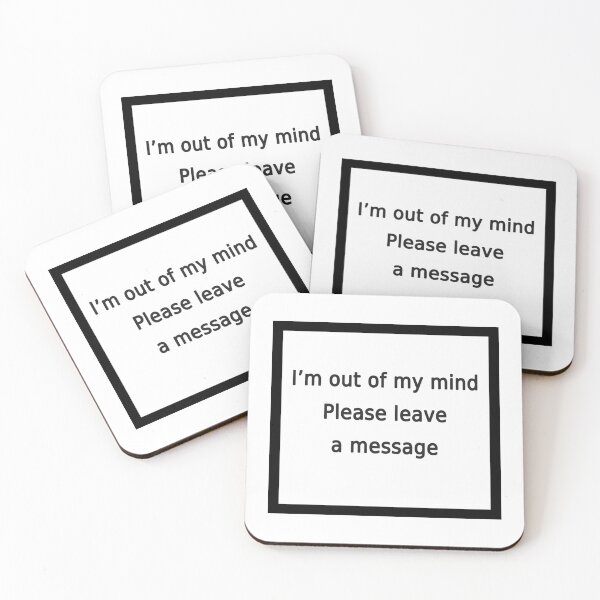 Item preview, i'm out of my mind designed and sold by FunnyGrief.
