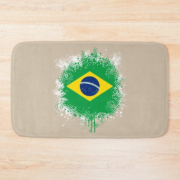 Item preview, Flag of Brazil - Splat designed and sold by pixelinga.