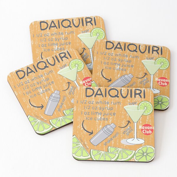 Daiquiri Coasters (Set of 4)