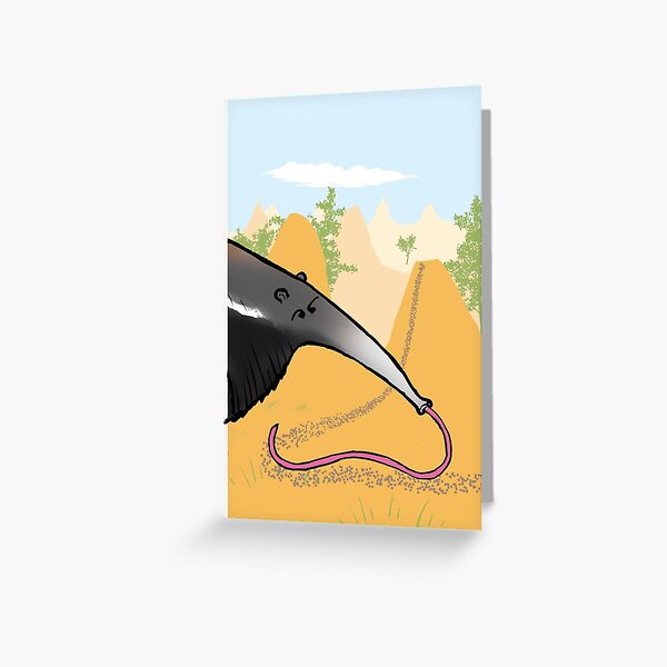 Busy Anteater Greeting Card
