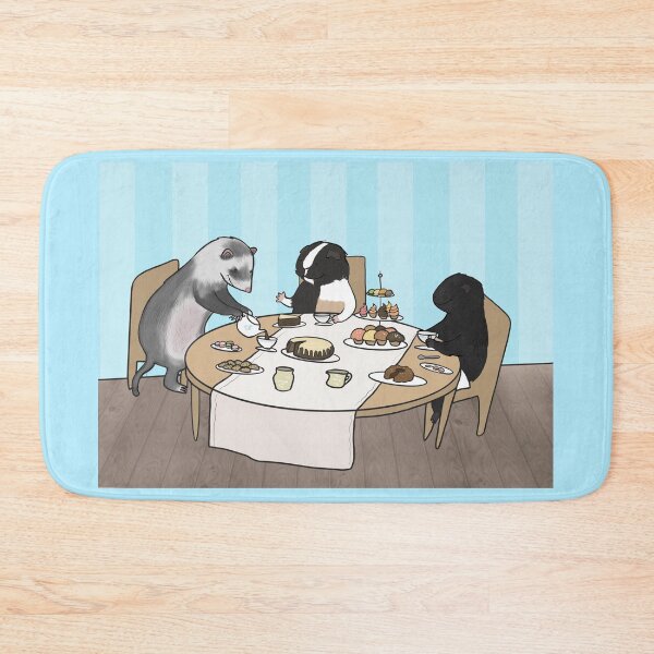 Aperçu de l'œuvre Un goûter, furet et piggies créée et vendue par mondesign26.