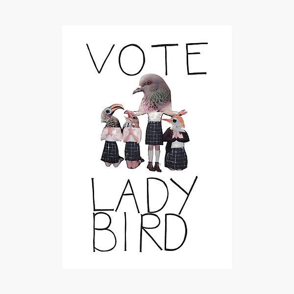 Vote Lady Bird Photographic Print
