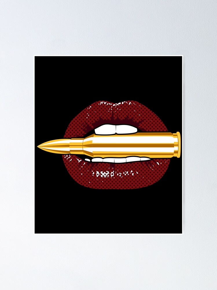 “Bite the Bullet” Poster for Sale by Brieana | Redbubble