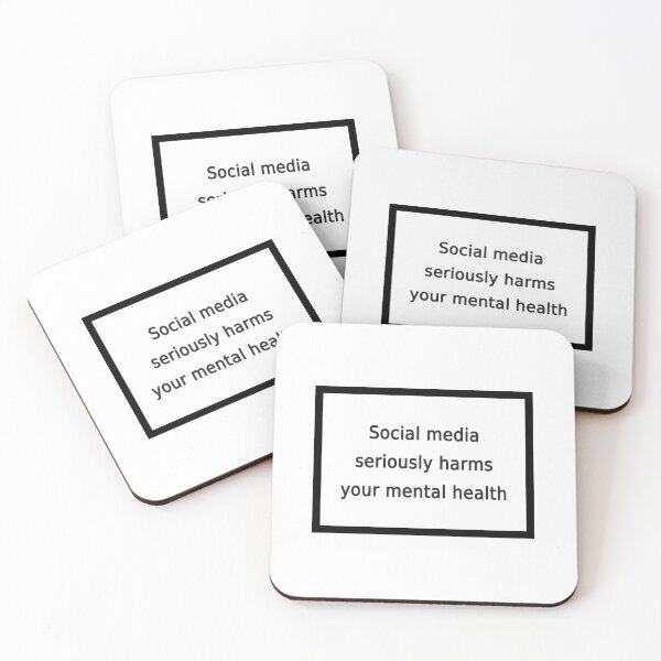 Item preview, social media seriously harms your mental health designed and sold by FunnyGrief.