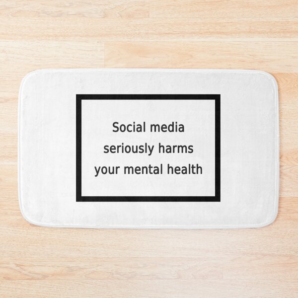 Item preview, social media seriously harms your mental health designed and sold by FunnyGrief.