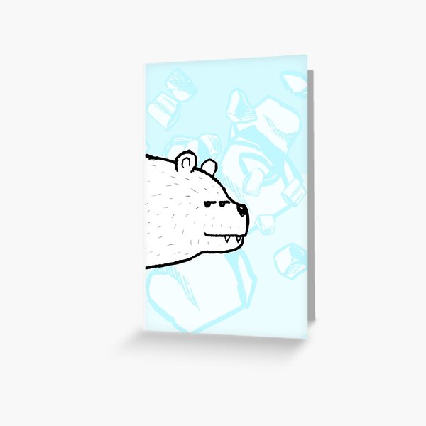 Beware the Polar Bear Greeting Card