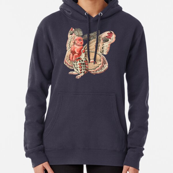 Moth Rabbit Pullover Hoodie