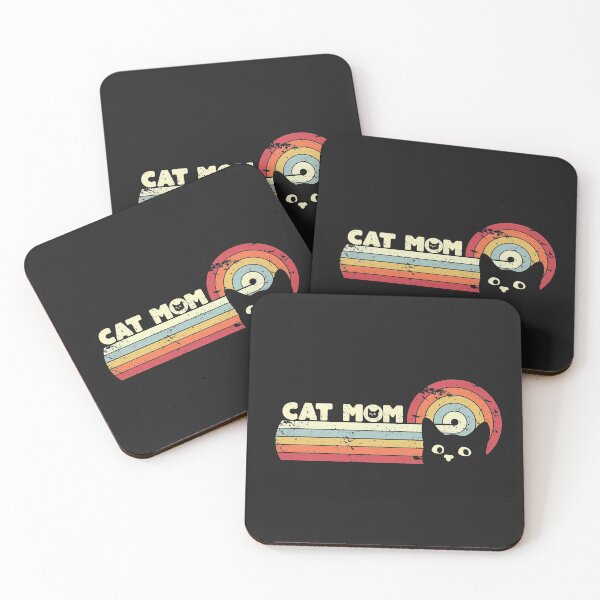 Item preview, Cat Mom Product. Retro Kitten Print designed and sold by PackAPunch.