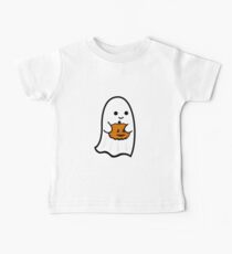 Cute Ghost's Jack o' Lantern Baby Tee