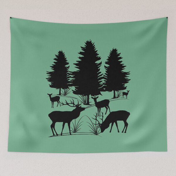 Item preview, Deer, roe deer, red deer, fallow deer, deer, roebuck, roe deer, forest designed and sold by rhnaturestyles.