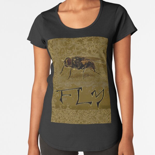 FLIEGE FLIEGE GOLD Premium Rundhals-Shirt