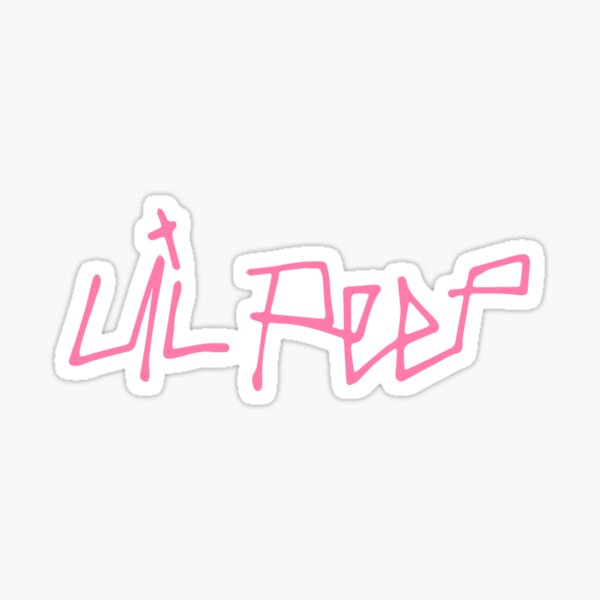 Lil Peep Lil Pink Cry Baby Sticker