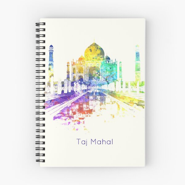 Item preview, Taj Mahal - Colourful Skyline designed and sold by SeraphineArts.