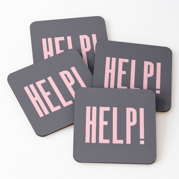 Item preview, Help !, pink designed and sold by perezzzoso.