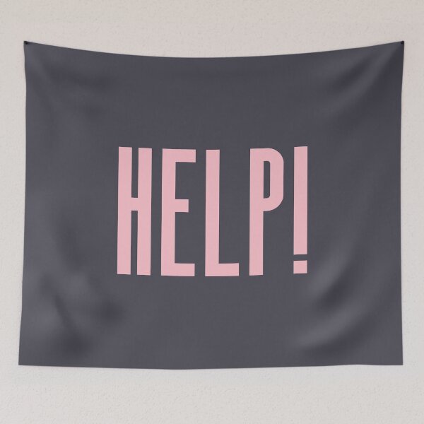 Item preview, Help !, pink designed and sold by perezzzoso.