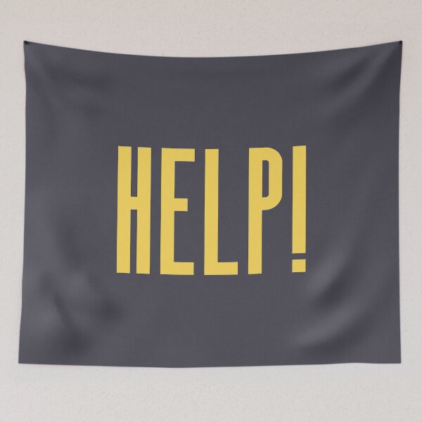 Item preview, Help !, mustard designed and sold by perezzzoso.