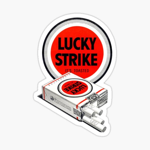 Lucky Strike Toasted Sticker