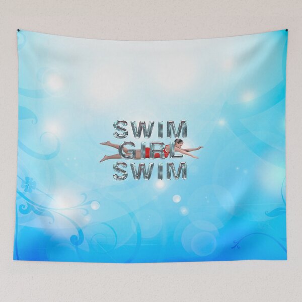 Artikelvorschau, Swim Girl Swim entworfen und verkauft von teepossible.