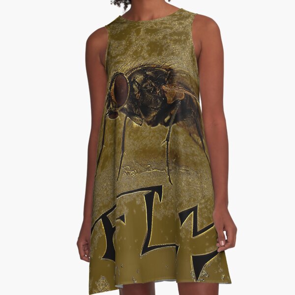 FLIEGE FLIEGE GOLD A-Linien Kleid