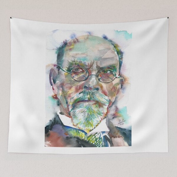 Item preview, EDMUND HUSSERL watercolor portrait.2 designed and sold by lautir.