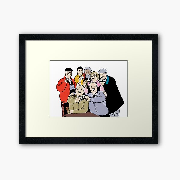 Still Game (Colour) Framed Art Print