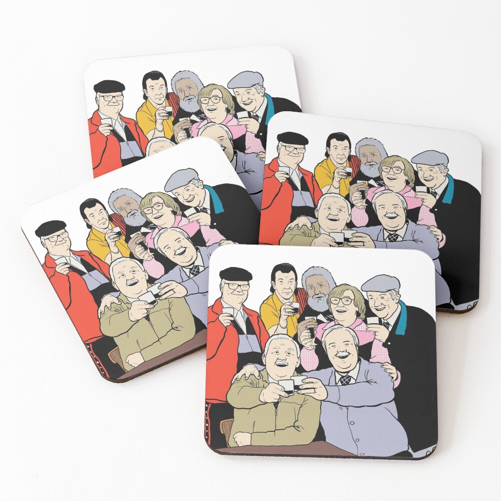 Still Game (Black & White) Coasters (Set of 4) for Sale by