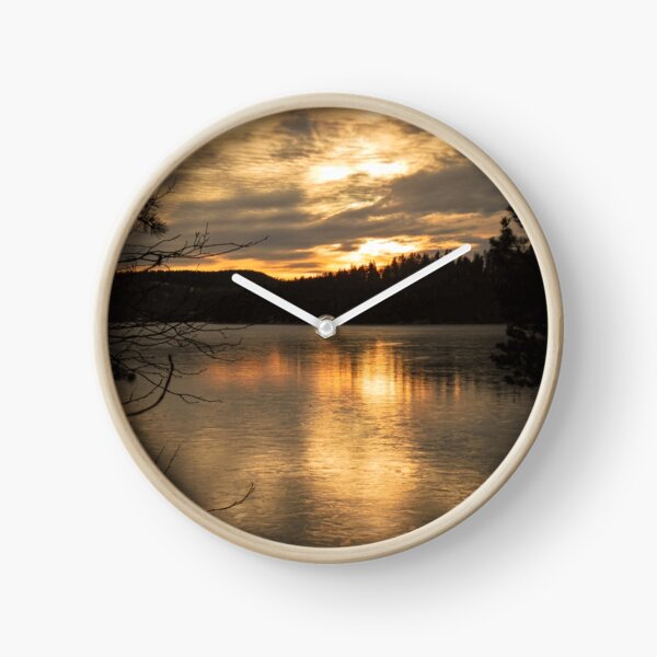 Item preview, Low sun over lake designed and sold by Mikko  Suhonen.