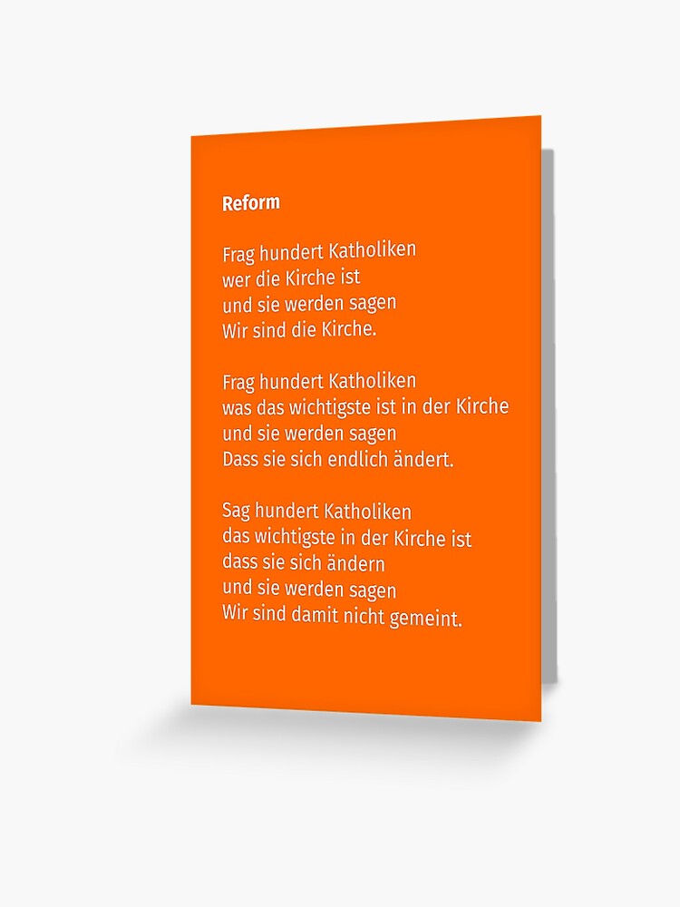 Thumbnail 1 von 2, Grußkarte, Reform designt und verkauft von cathwow.