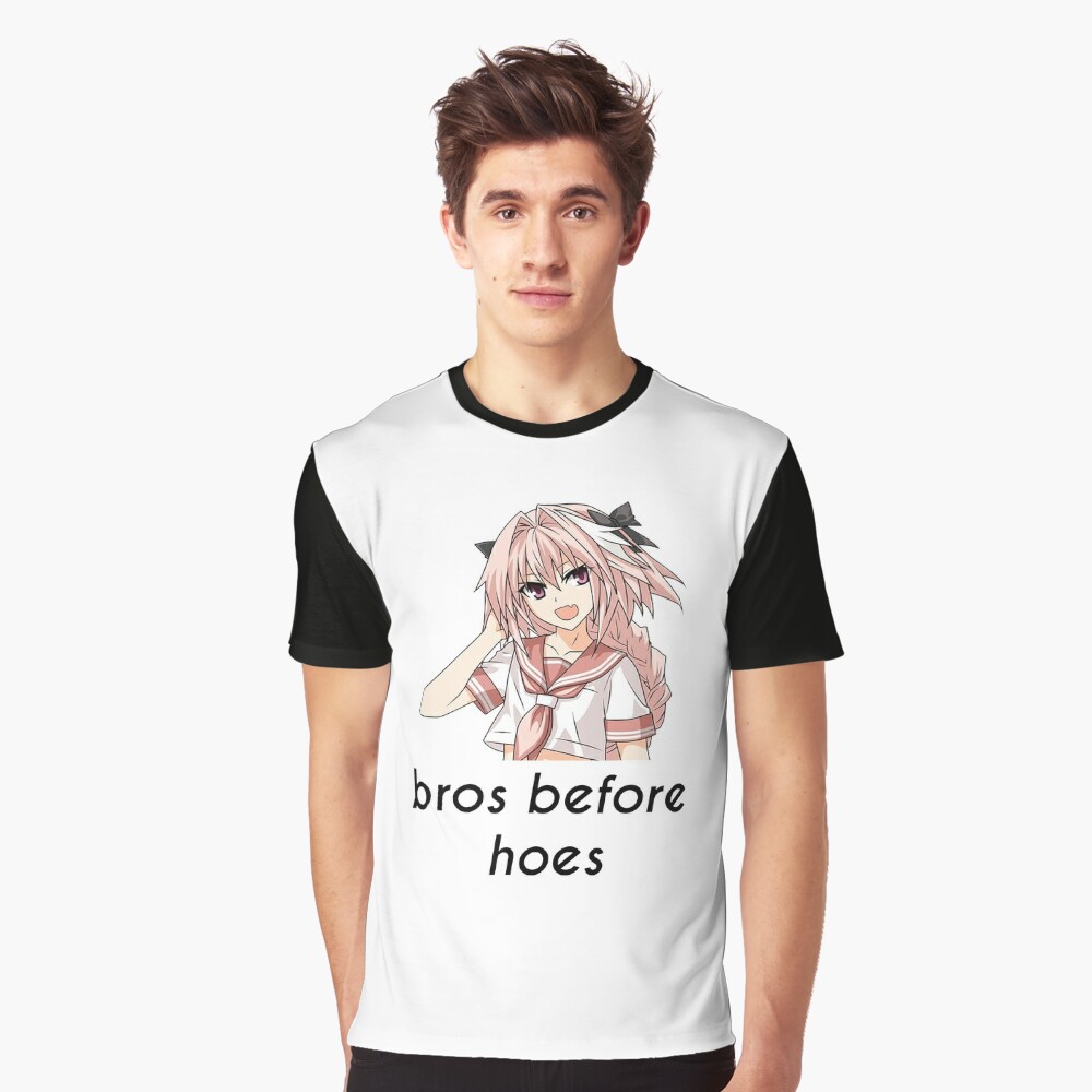 Astolof Bros Before Hoes Trap Meme Essential T-Shirt for Sale by h g